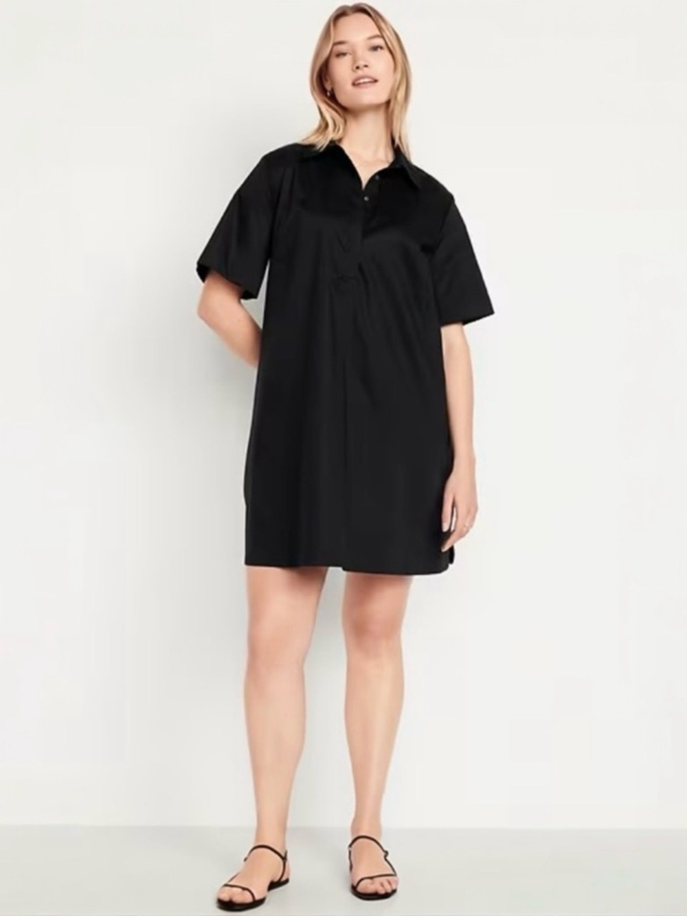 Old Navy Mini Poplin Shirt Dress NWT LARGE TALL